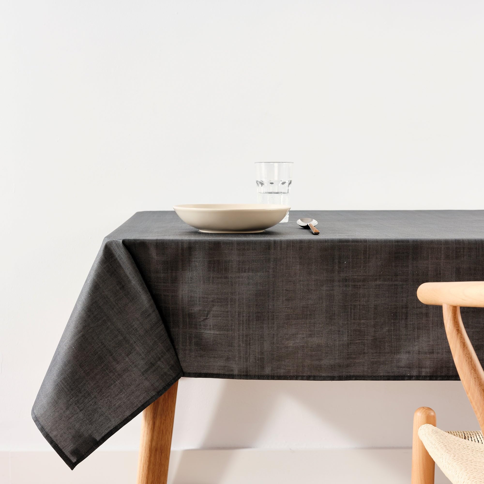 BELUM | Mantel XL 300x180 cm resinado 100% algodón orgánico; Mantel resinado NO Hule; Mantel Grande para Mesa Rectangular; Mantel sin rigidez; Mantel Impermeable