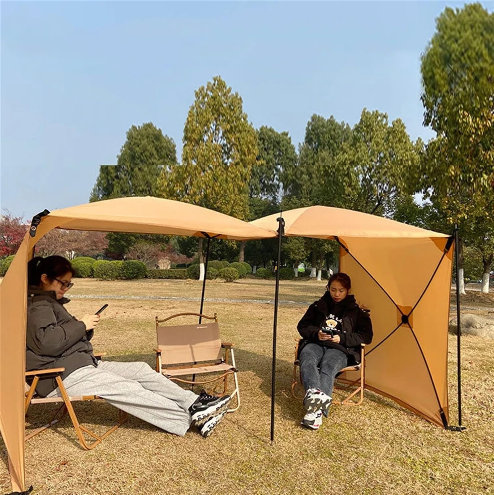 Paravento da Spiaggia Frangivista Tenda da sole for esterni, tenda da spiaggia, riparo for la privacy, scudo antivento, grande riparo dal sole, baldacchino pieghevole, riparo for il vento da campeggio