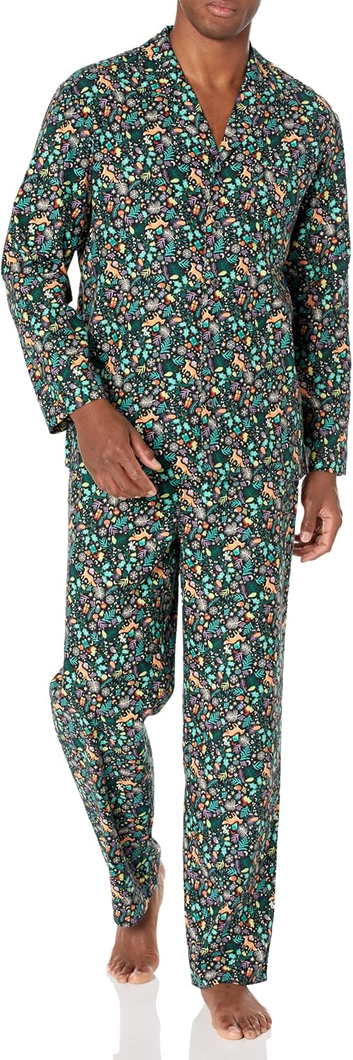 Amazon Essentials Men’s Flannel Pajama Set