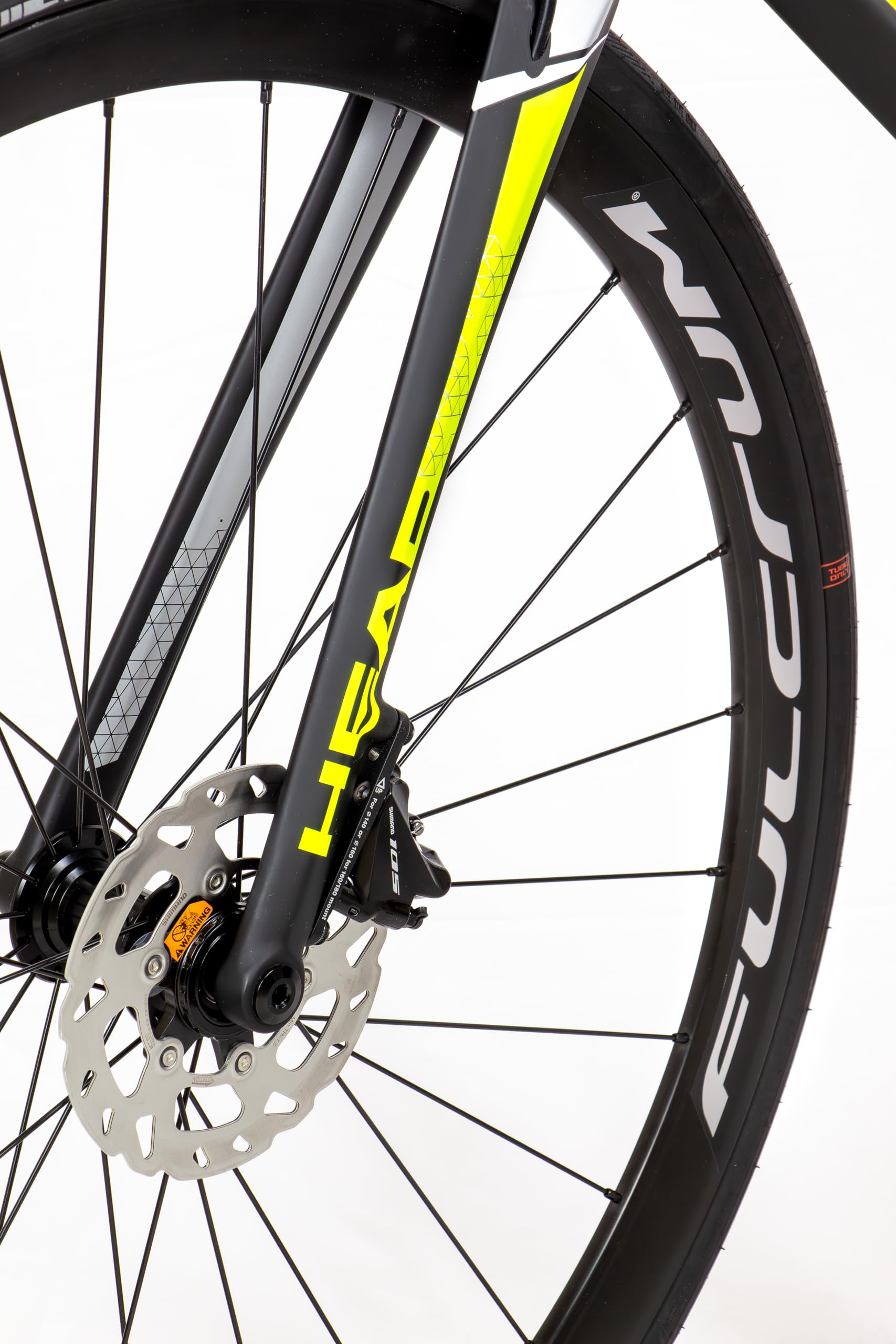 Head Unisex - Adult I-Speed Team Road Bike, Matt Black/Yellow