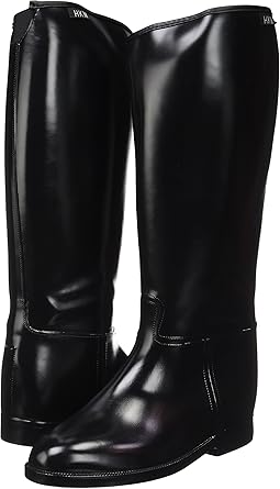 Stivali Da Equitazione HKM - Donna, Taglia 42, Materiale Sintetico, Suola Antiscivolo, Design Comodo