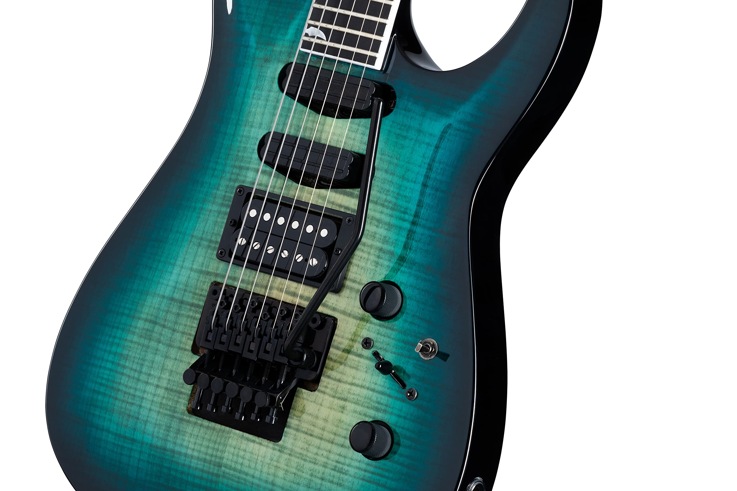 Amazon.com: Kramer SM-1 Figured Floyd Rose, Caribbean Blue