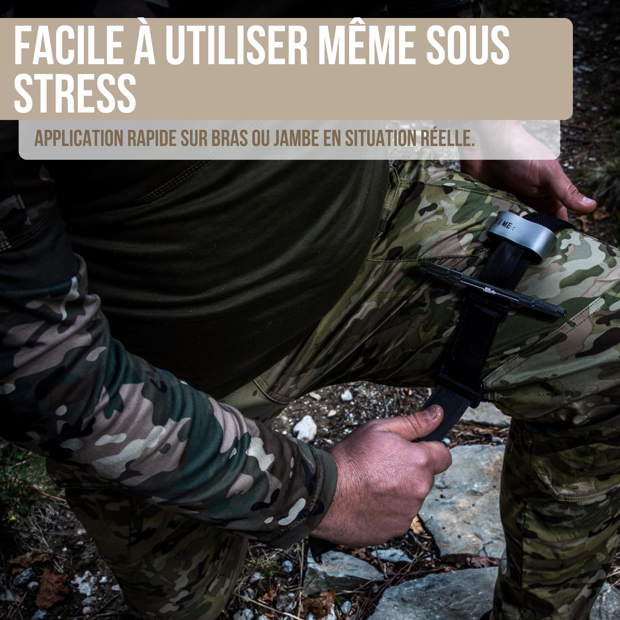 Pack 4 laccio emostatico in alluminio tattico militare infermiere medicazione emostatica sopravvivenza campeggio all'aperto escursionismo emergenza garot