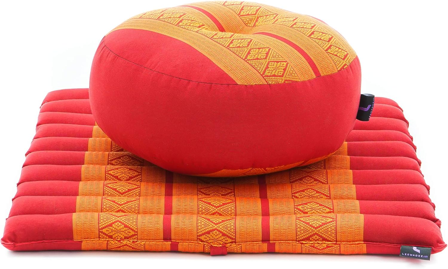 Leewadee Meditation Cushion Set 1 Small Zafu Yoga Pillow and 1 Small