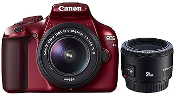 Amazon | Canon デジタル一眼レフカメラ EOS Kiss X50 レッド
