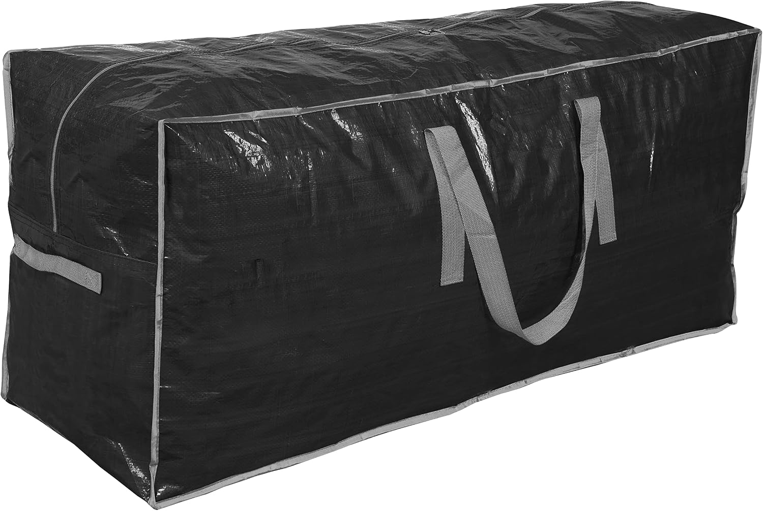 Christmas Tree Storage Bag | Fits Up to 9 Ft. Tall Disassembled Tree I 65"x15"x30" Holiday Tree Storage Case | Protective Zippered Artificial Xmas Tree Bag (9ft, Black)