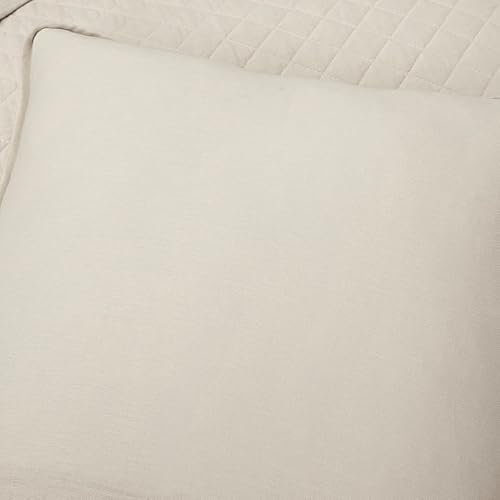 Vista 83 de Lush Decor Ava - Juego de colcha de 3 piezas con diseño de diamantes, tamaño King, color blanco