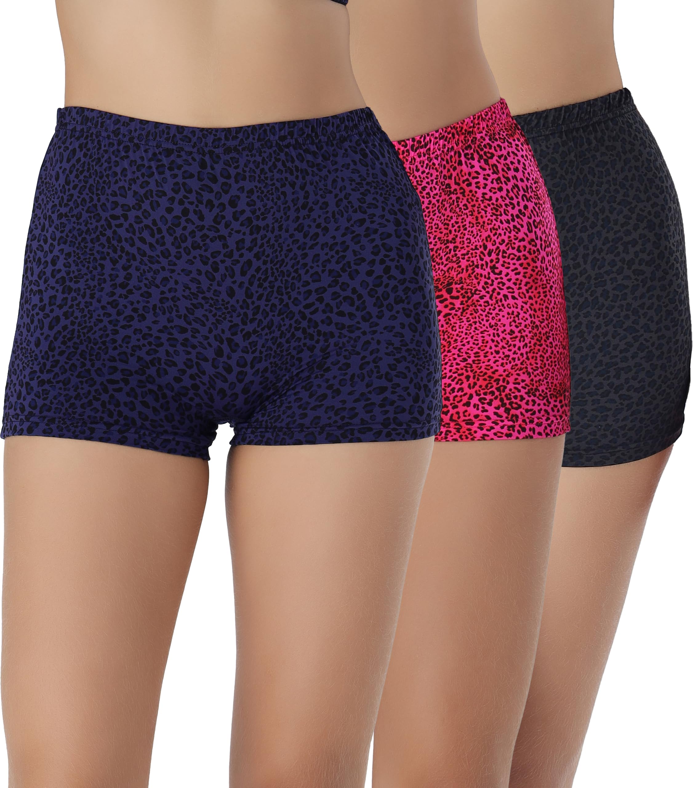 Women's Printed Boyshort Panty|Soft Cotton Elastane Stretch |Mid Rise Full Coverage Panties with Concealed Soft Elastic Waistband|Breathable Everyday Innerwear for Women|P3-image-17