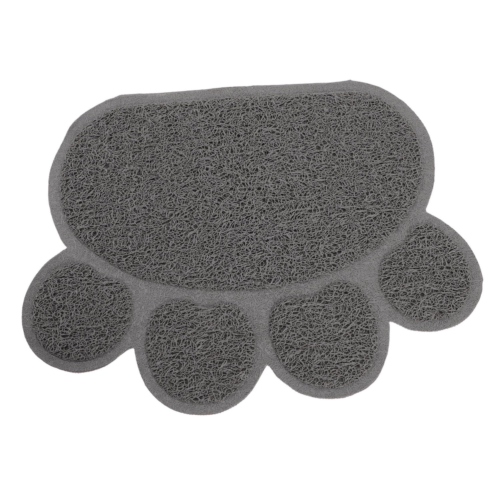BESPORTBLE 4 Stück katzenfutter pad katzentoilettenauskleidung katzenklo vorlegematte Futtermatte für Haustiere drinnen Wurf katzenstreu rutschfeste Haustiermatte Haustierfuttermatte PVC Grey