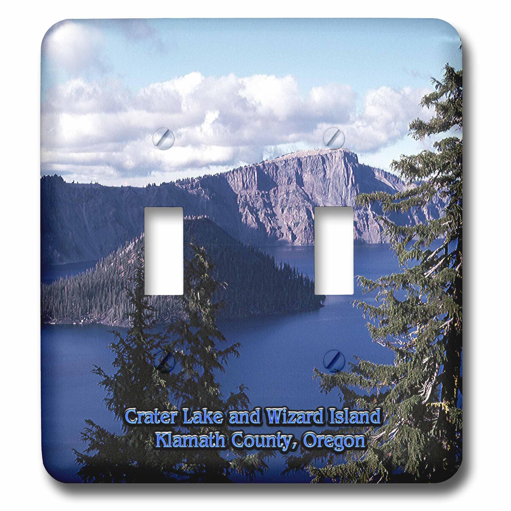Interrupteur à baïonnette Crater Lake décor USA Klamath County 3dRose LSP_55305_2