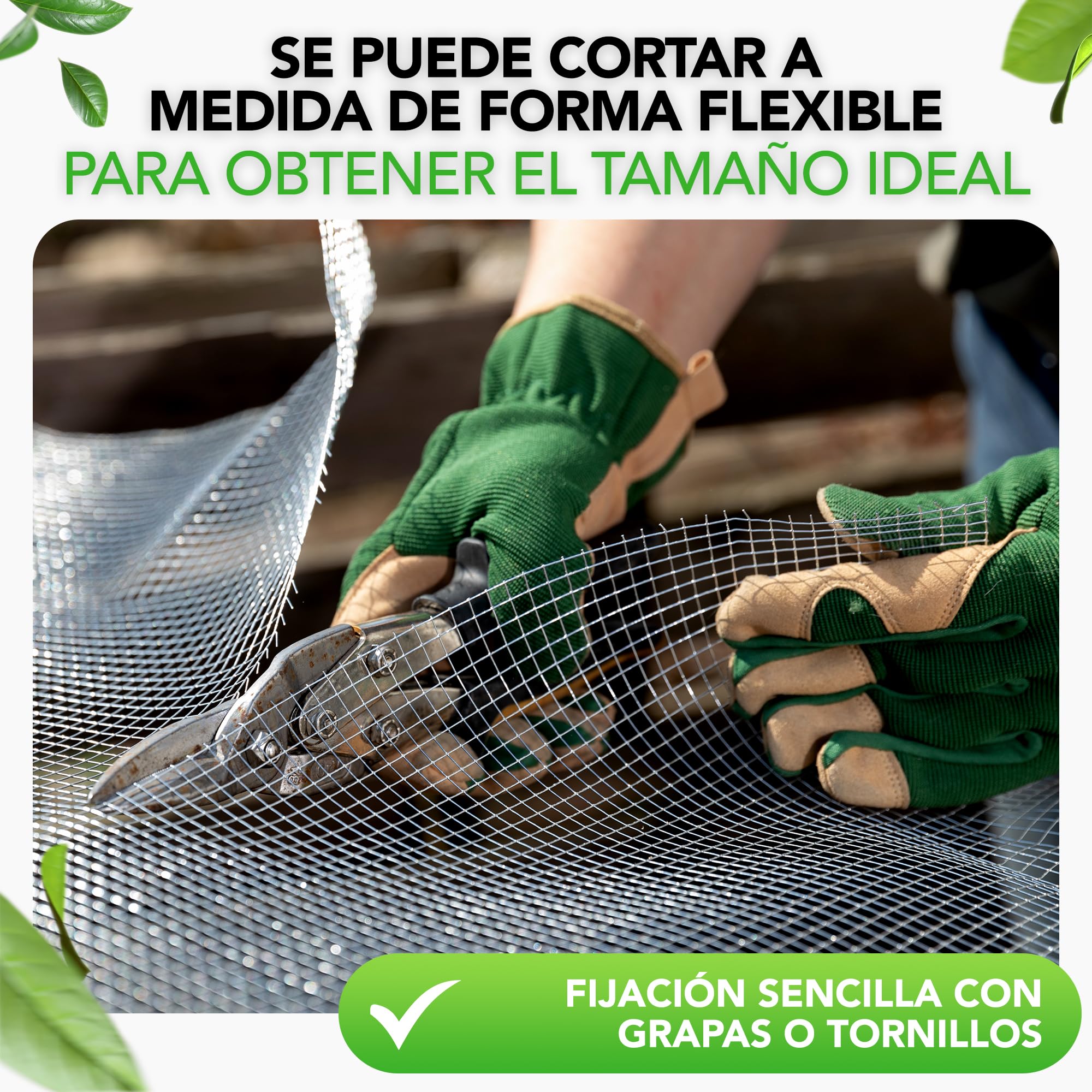 LAINFELD Rejilla de Alambre de Malla Fina | 5 x 1 Metro | Rejilla para roedores para bancales Altos con Malla de 6,3 mm | Alambre para Conejos para aviarios