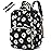 Yusudan Floral Diaper Bag Backpack for Baby Girls Boys, Flowers Mom Nappy Bags for Women (Daisy Black)