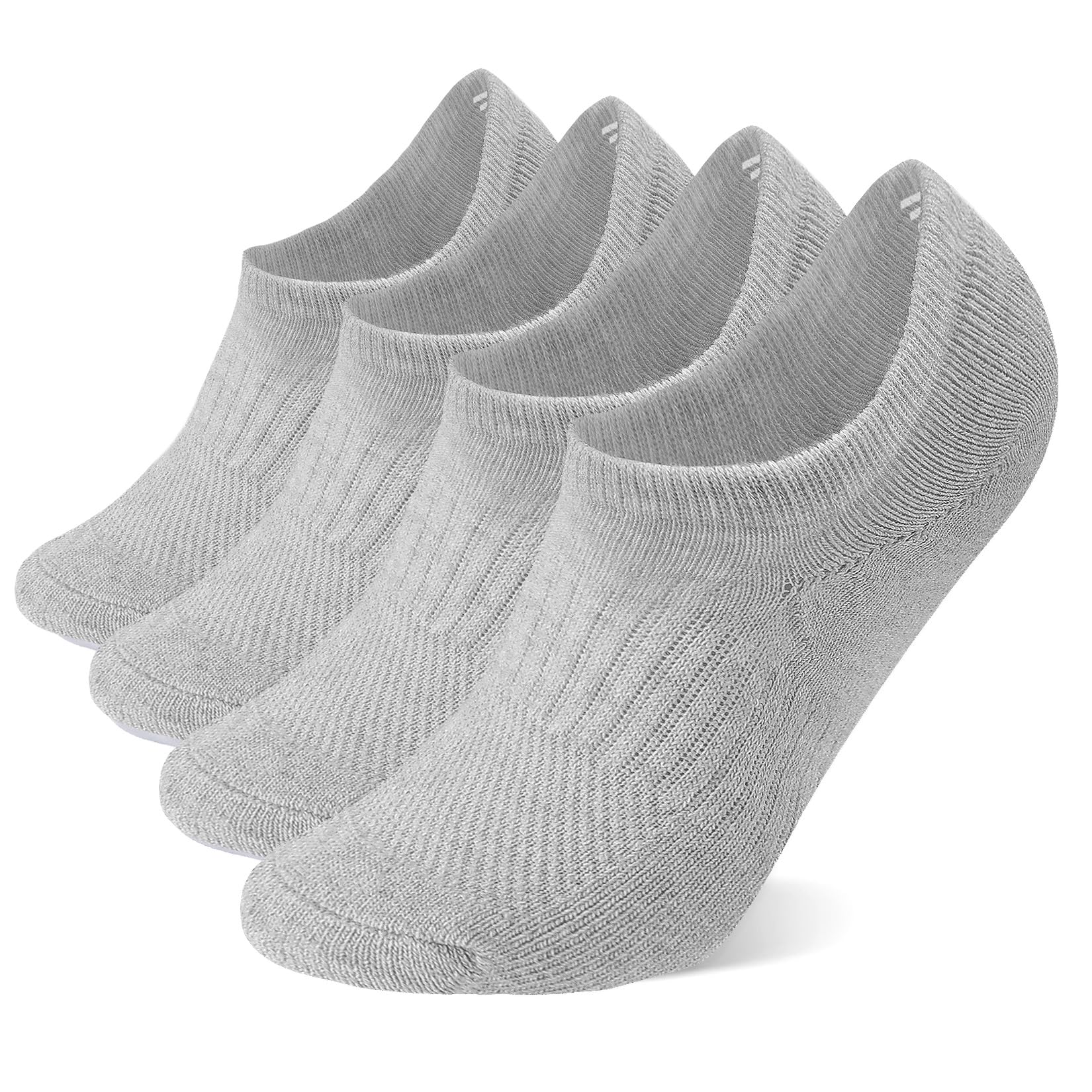 EPEIUS Thick No Show Socks for Women Athletic Ankle Socks Cushioned Running Low Cut Non Slip Footies 3/6 Pairs
