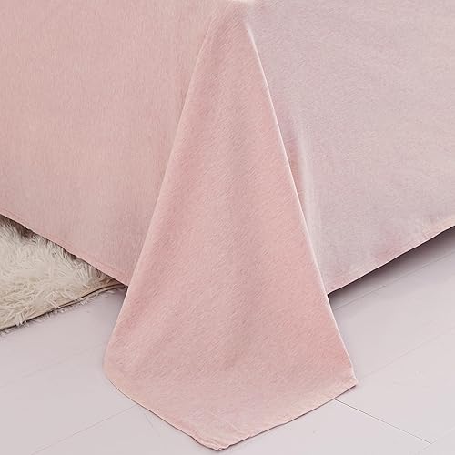 Miniatura 4 de Household - Sábana encimera de punto de 100 % algodón, tamaño Queen, ligera, súper suave, extremadamente duradera, transpirable y cómoda, 1 pieza