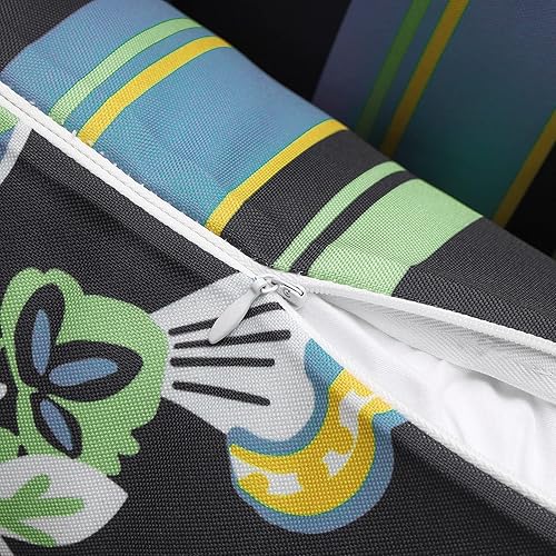 Miniatura 5 de Phantoscope Paquete de 2 fundas de cojín decorativas para interiores y exteriores, impermeables, para patio, sillón, tienda de campaña, parque,