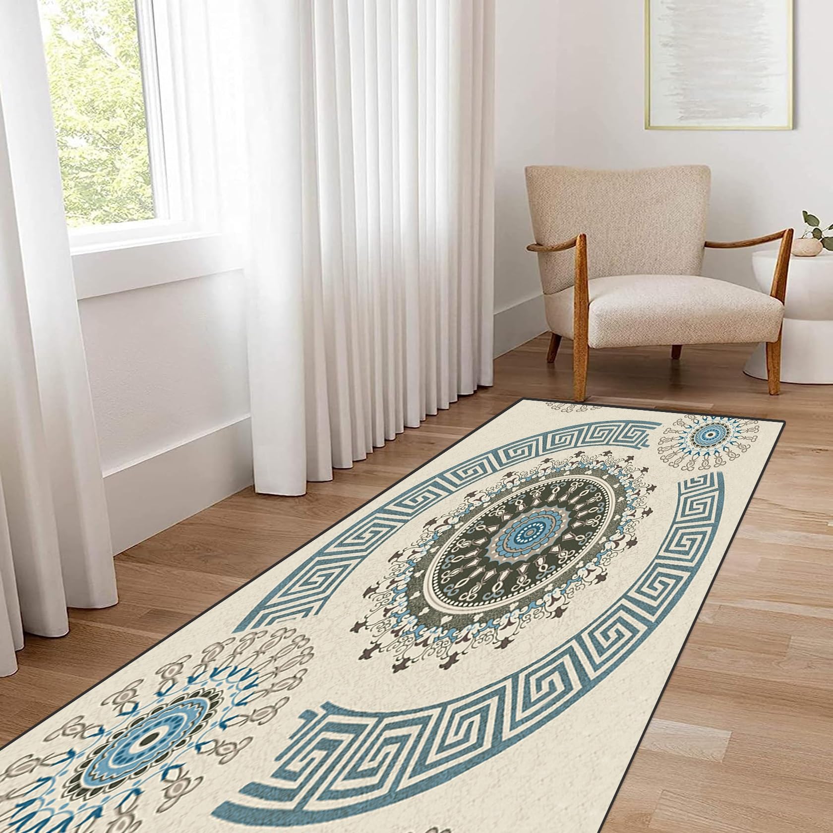 Tapis de cuisine long 80 x 240 cm lavable idéal pour le couloir de la maison
