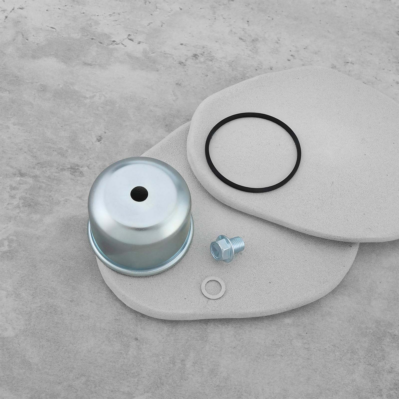 Create idea Schwimmerkammer des Vergasers für Rasenmähermotoren Kompatibel mit Briggs & Stratton 495933 494378 693614