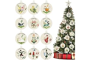 12 Pcs Rustic Farmhouse Ornaments Set