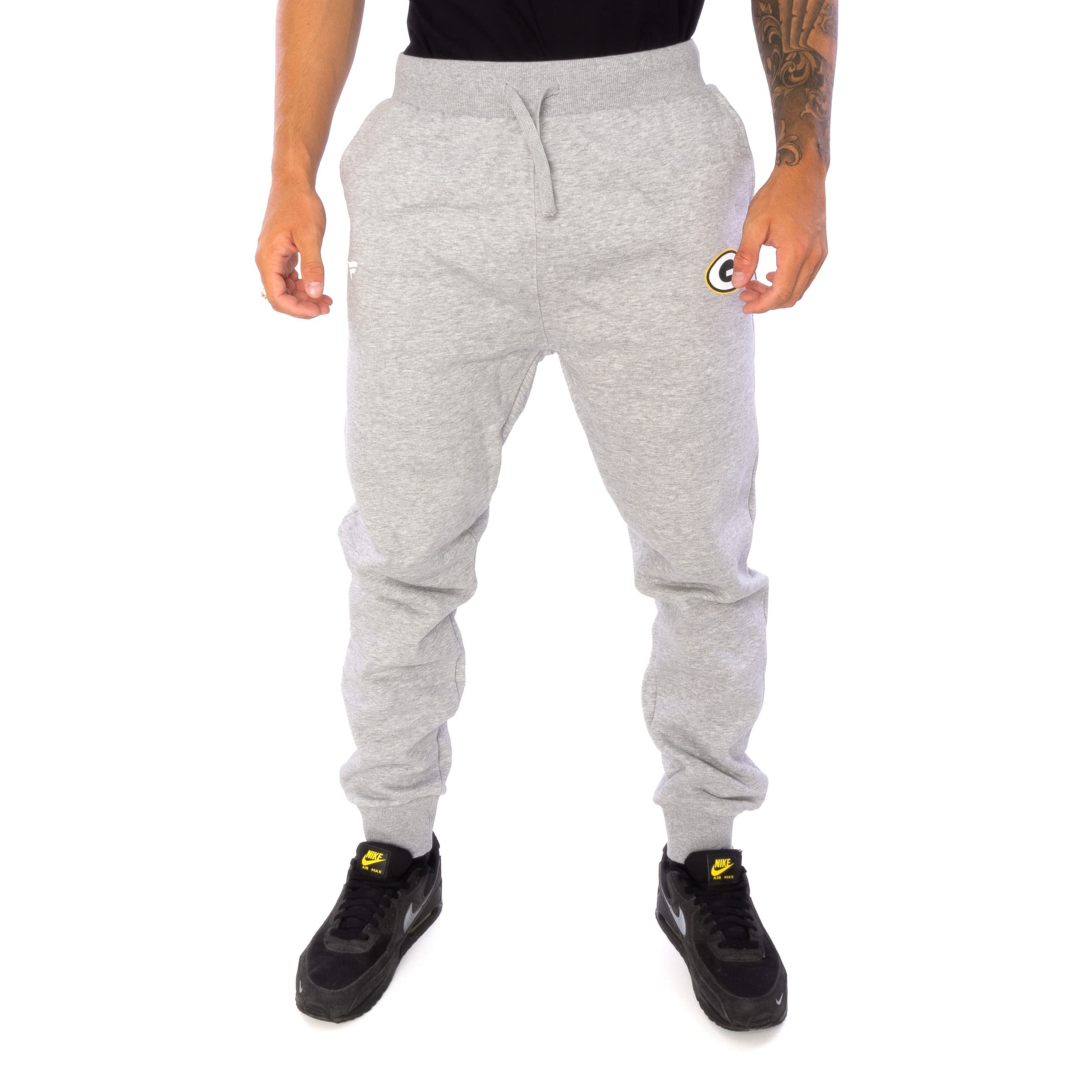 Fanatics NFL Green Bay Packers - Pantalones de chándal para hombre, color gris