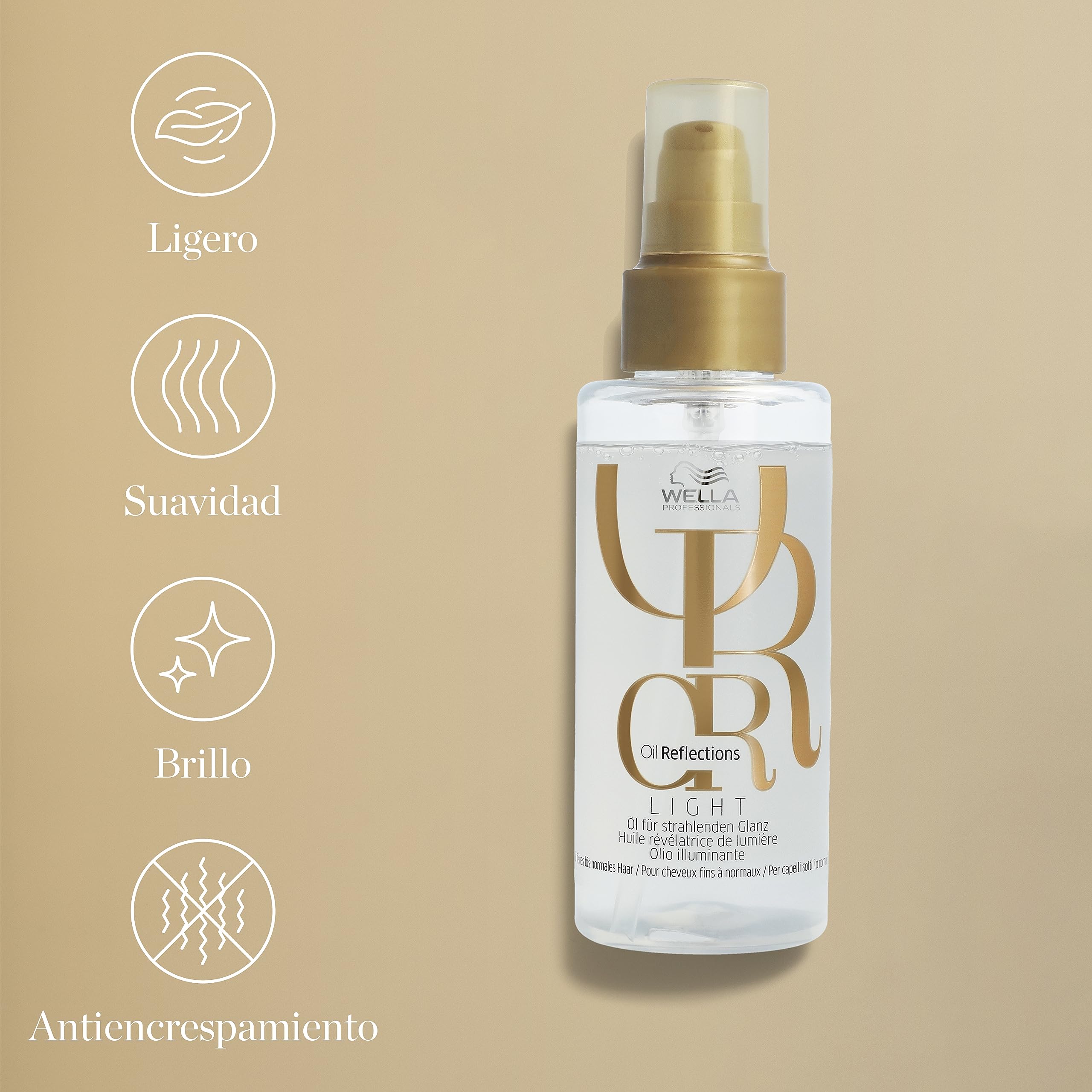 Wella Professionals OIL REFLECTIONS Aceite Reflejos de Luminosidad de Camelia y Té Blanco