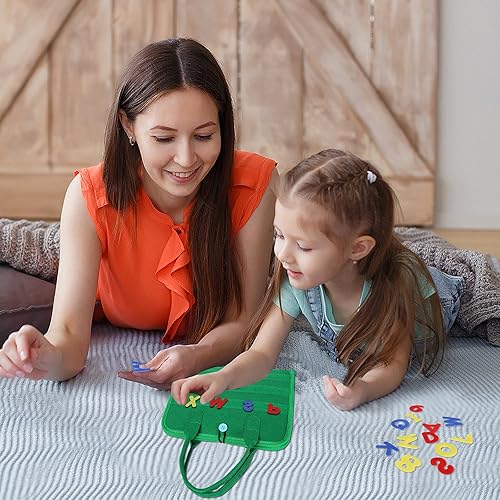 Miniatura 3 de Esjay Tabla de Actividades para Niños Pequeños, Juguetes Montessori para Aprender Habilidades Motoras Finas, Tablero Sensorial Educativo para Niños