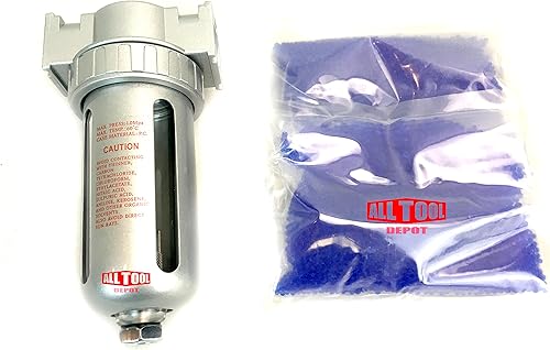 3/8" Caudal medio comprimido aire en línea desecante secador de humedad trampa de agua separador