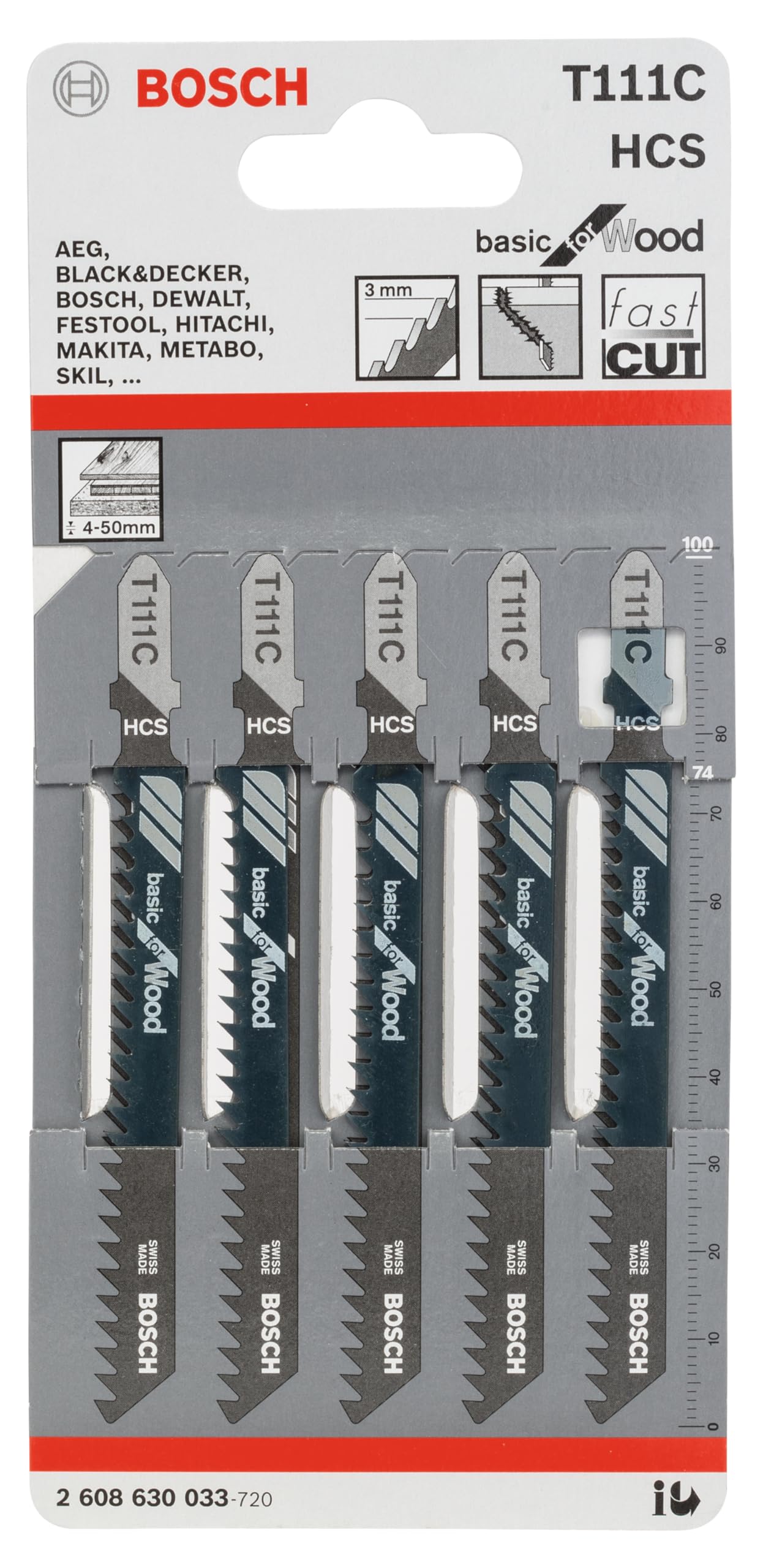 25 Lame Per Seghetto Saxton T111C - Per Legno Tenero E Compensato | Compatibili Con Bosch, DeWalt, Makita - Foto 13