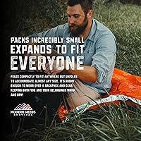 Vista 3 de MODERN NEEDS Emergency Sleeping Bag Survival – Thermal Blanket & Bivy Sack Emergency Bivy & Survival Blanket Outdoor Sleeping Bag & Hiking