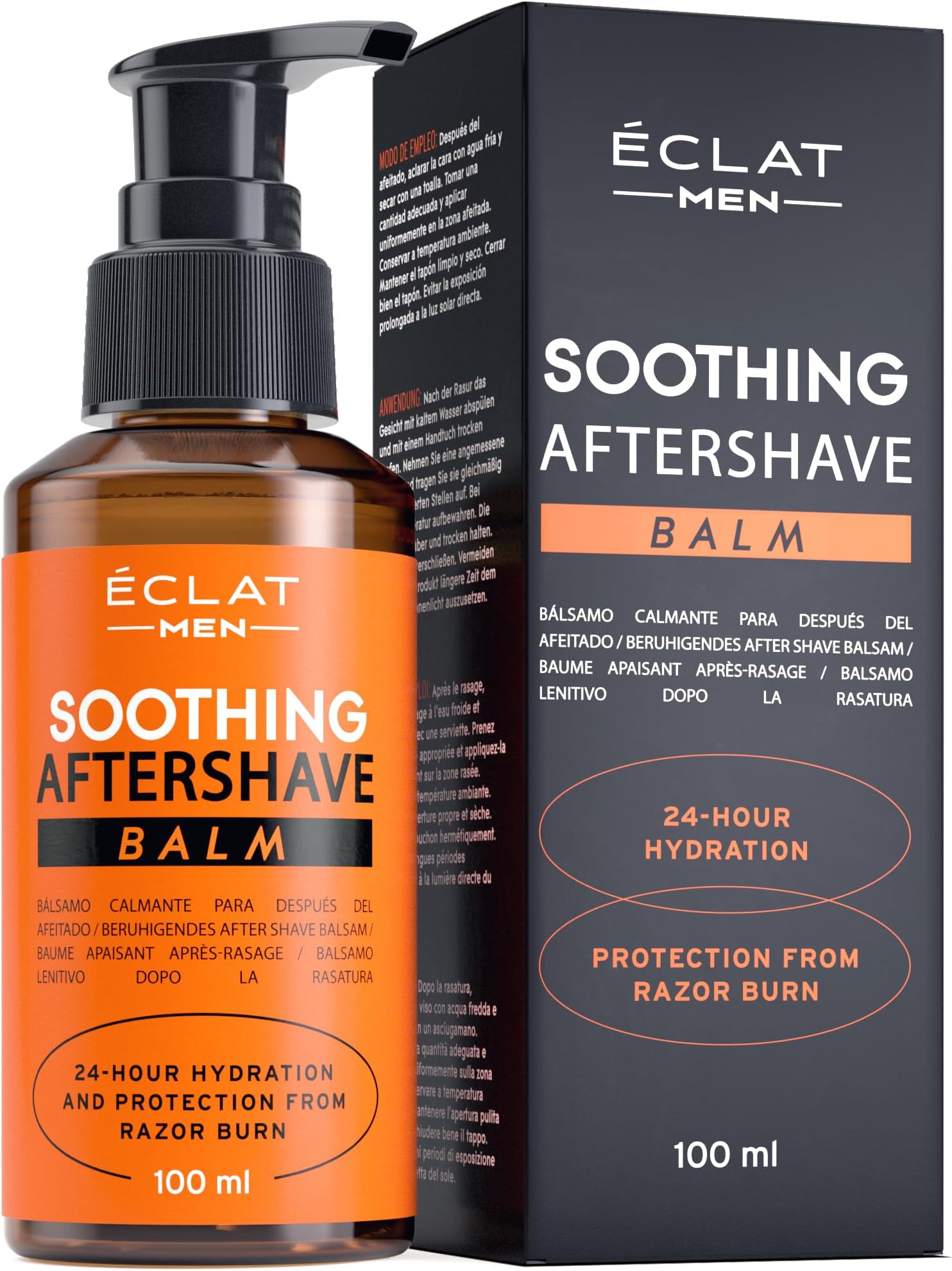 Aftershave for Men - Post Shave Balm, Light and Non Greasy Aftershave Balm that Reduces Razor Burn, Bump and Redness, Hydrating Mens Aftershave, 100% Organic After Shave Lotion, Mens Aftershave Balm