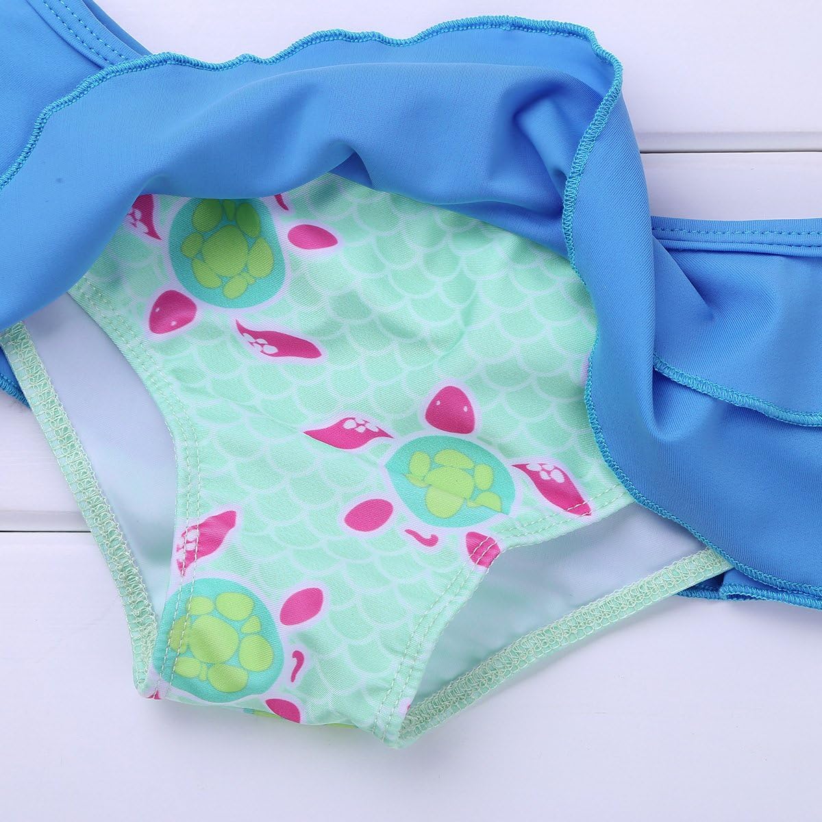 Alvivi Baby Kids Girls 2-Piece Turtles Printed Tankini Outfits Bikini Swimwear Bathing Suit Set Tops with Bottoms