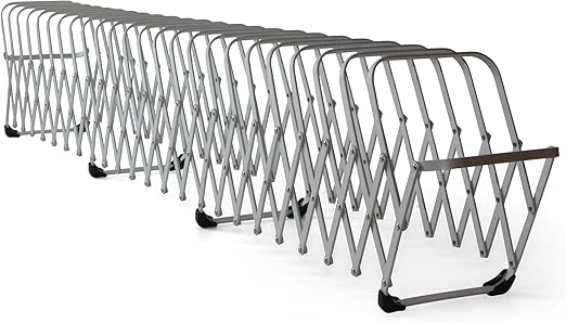 LEE Flexifile Expandable Collator to Organizer, 24 Sections, Letter to Legal Size Files, 6.5" X 10.25" X 10.5", Silver