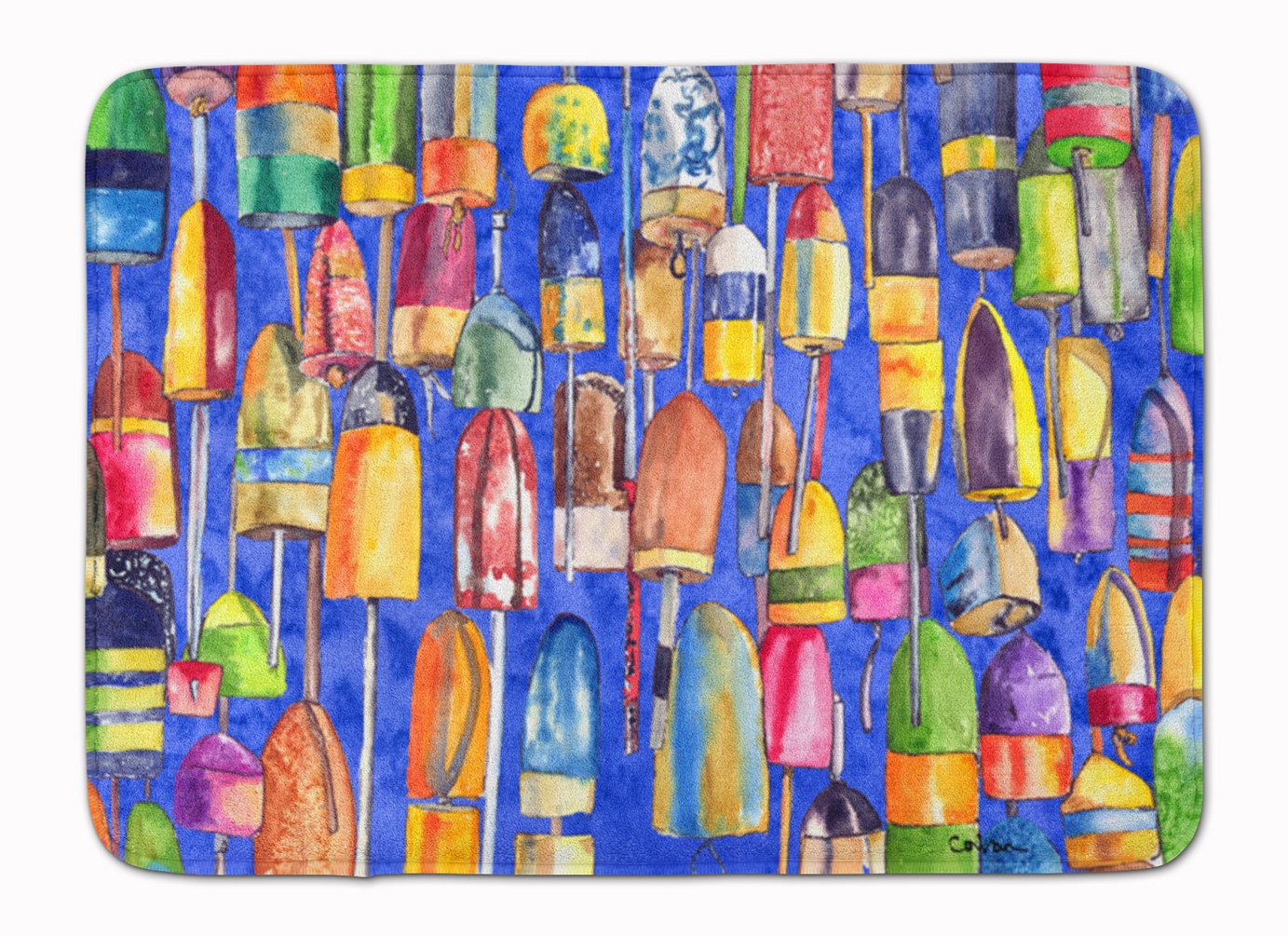 Tapis de sol homard bouys multicolore 8723rug pour salon et couloir