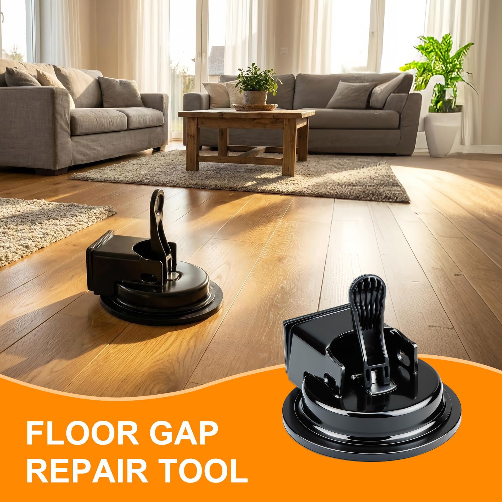 Aspirapolvere per Laminato con Ventosa, Ripara Giunti Piastrelle in Legno, Utensile per Vinile e Pavimenti