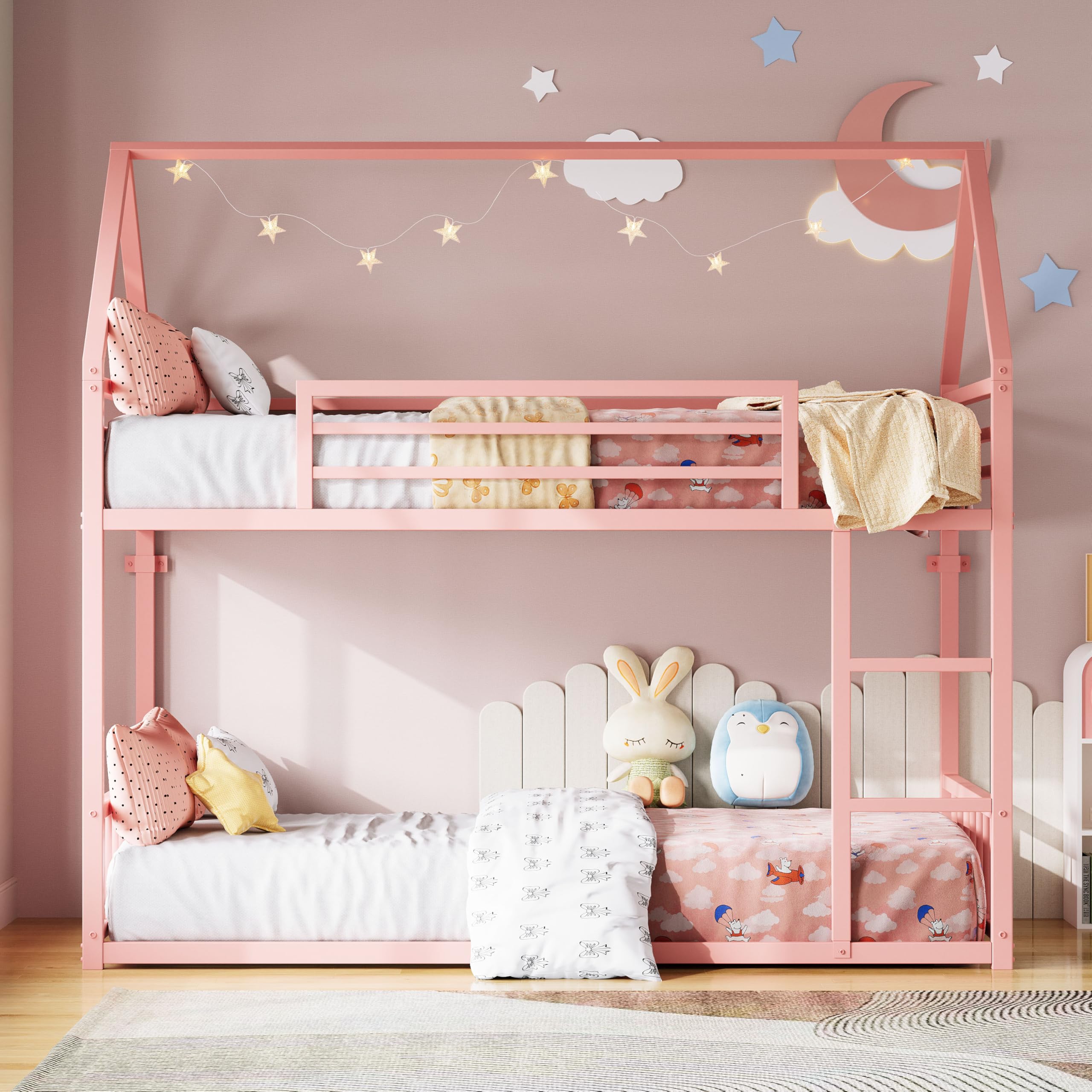 LIKIMIO Bunk Bed Twin Over Twin
