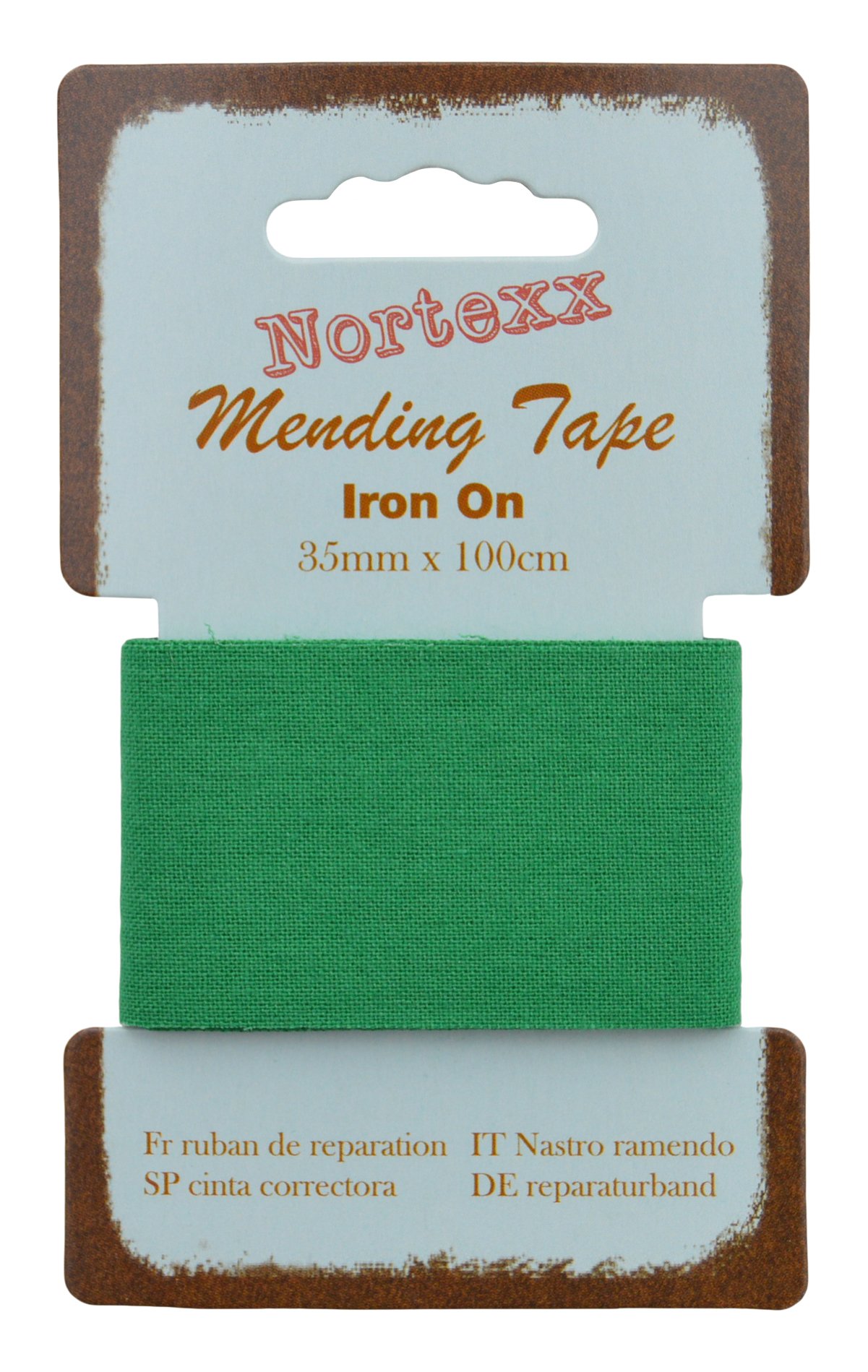 Nortexx Iron On Fabric Repair Tape, Green – Durable Mending & Patching Solution for Clothing