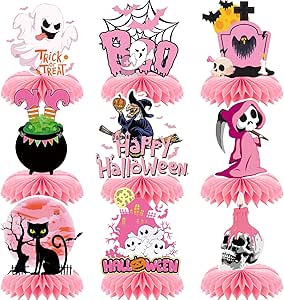 Aazon.co: Halloween Honeycob Centerpieces, 9pcs Halloween Table