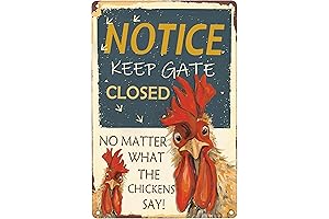 Chicken Magnets: Enforce Coop Regulations with a Touch of Humor