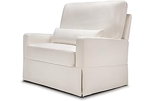 Crawford Pillowback Chair and a Half Comfort Swivel Glider