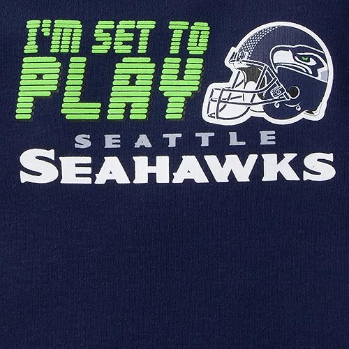 Miniatura 5 de Gerber Conjunto de regalo unisex para bebé con pies de equipo de la NFL para dormir y jugar