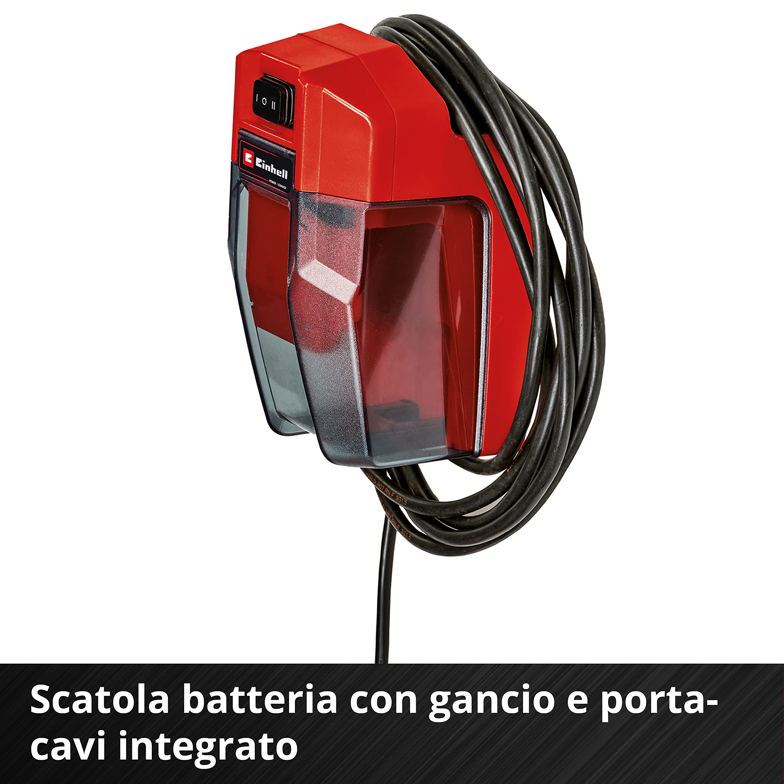 Einhell Pompa per acque chiare a batteria GE-SP 18 LL Li-Solo Power X-Change (ioni di litio, 18 V, aspirazione piatta fino a 1 mm, 108 W, 4.500 l/h, 0,8 bar, senza batteria e caricabatteria)