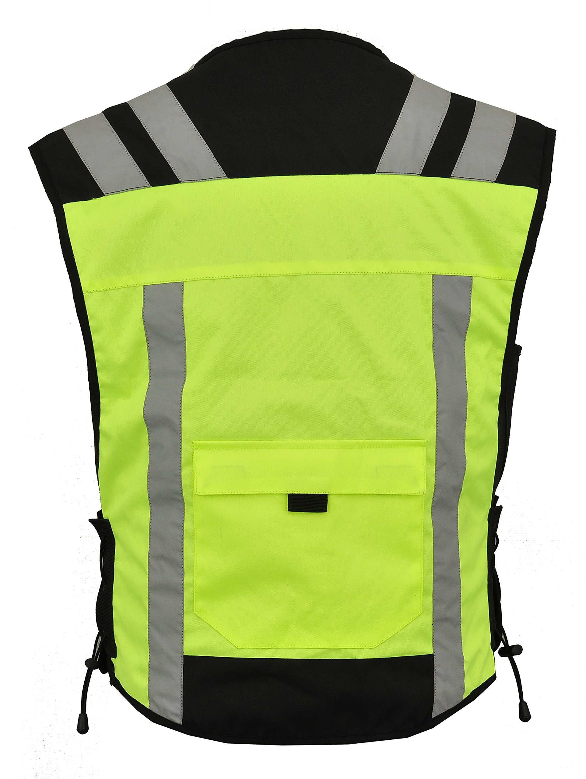 GearX Hi Visibility Vest 4 Motorbike or Industrial Safety Wears, M