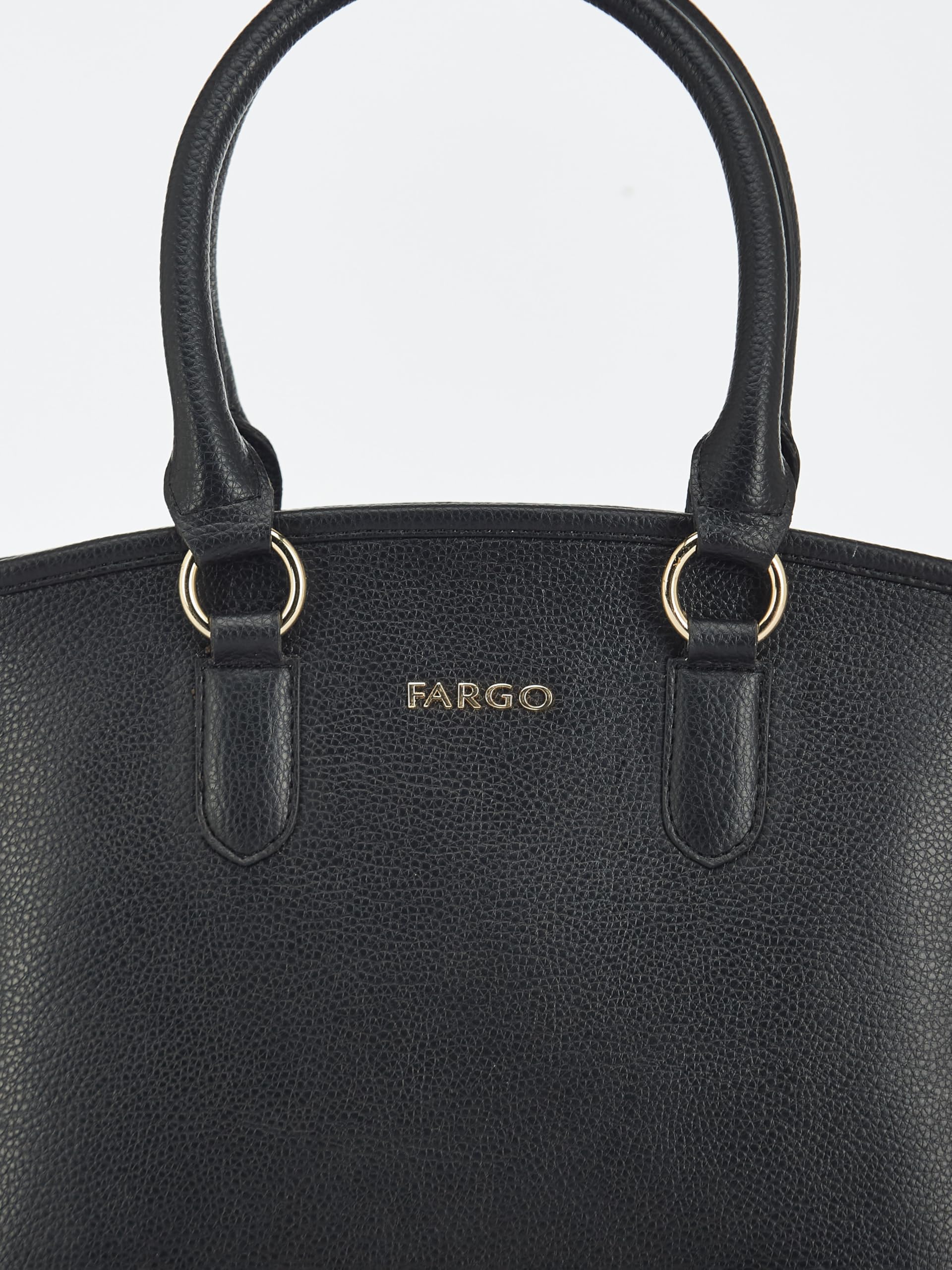 Fargo Valiant Handbag for Women | Premium Vegan Leather with RFID Pockets, YKK Zip Closure, Stylish Everyday Office & Casual Bag | Functional, Elegant & Made in India (Black) 1