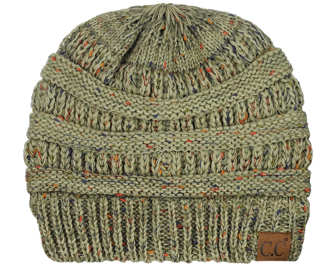 C.C Trendy Warm Chunky Soft Stretch Cable Knit Beanie Skully, Winter Mint, One Size — view 29