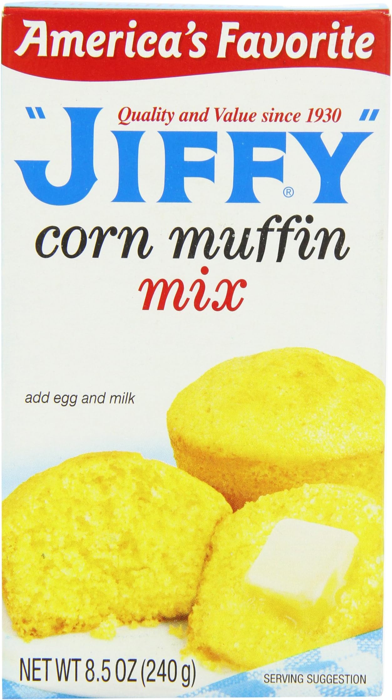 Jiffy Corn Muffin Mix 240 g (Pack of 6)