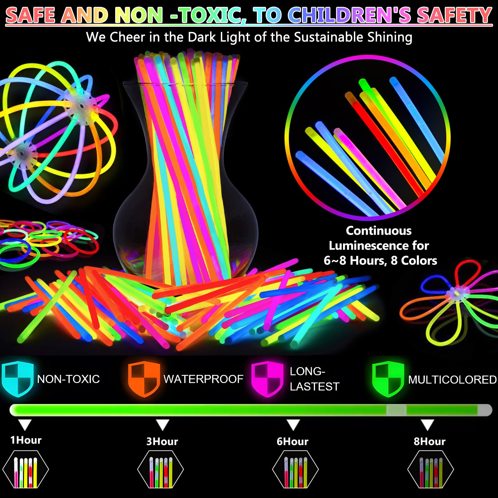 Set 40 Braccialetti Silicone Calcio - Con Adesivi Temporanei, Per Feste E Partite! - Foto 9