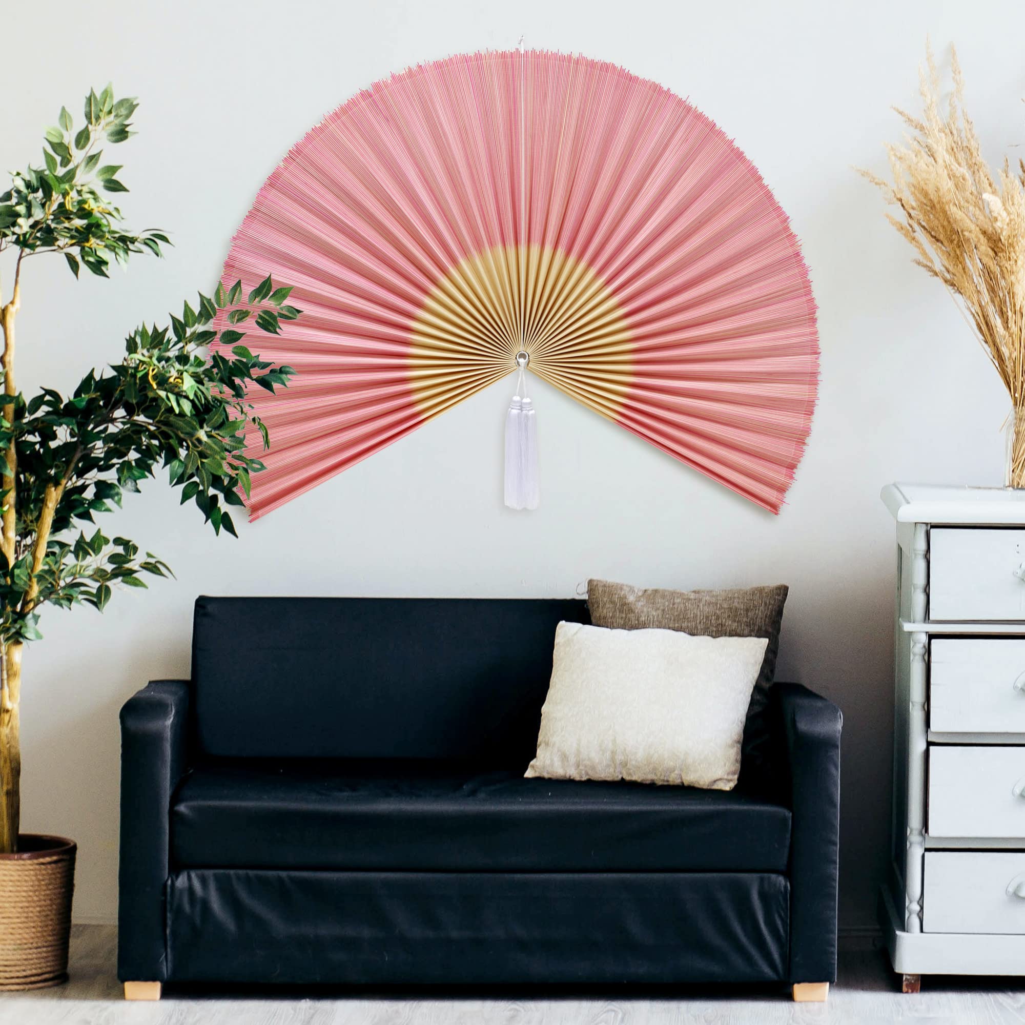 Bamboo Fan Wall Decor atelieryuwa.ciao.jp
