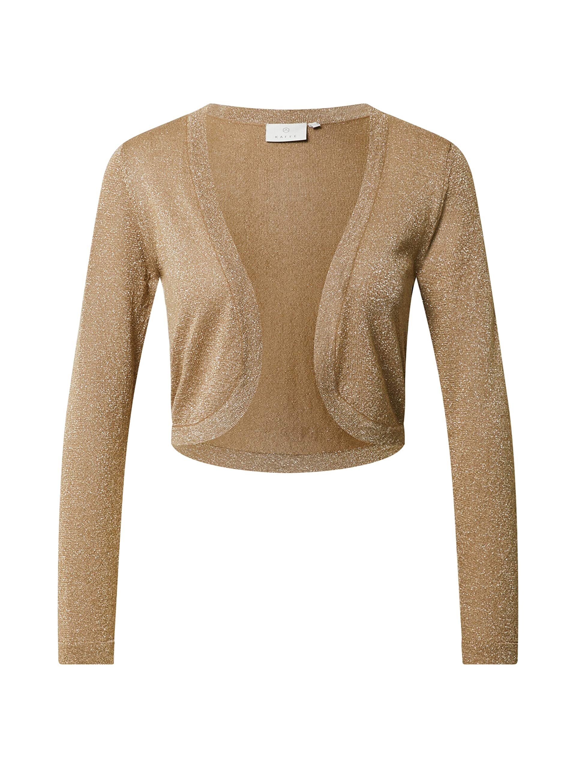 Kaffe Women's Women's Bolero Festive Shoulder Jacket Long Sleeves Shrugs, Ermine, L
