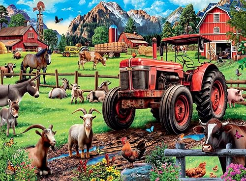 Miniatura 1 de Buffalo Games - Vida en el campo - Tiempo para las tareas -Rompecabezas de 1000 piezas para adultos rompecabezas desafiante perfecto para noches de