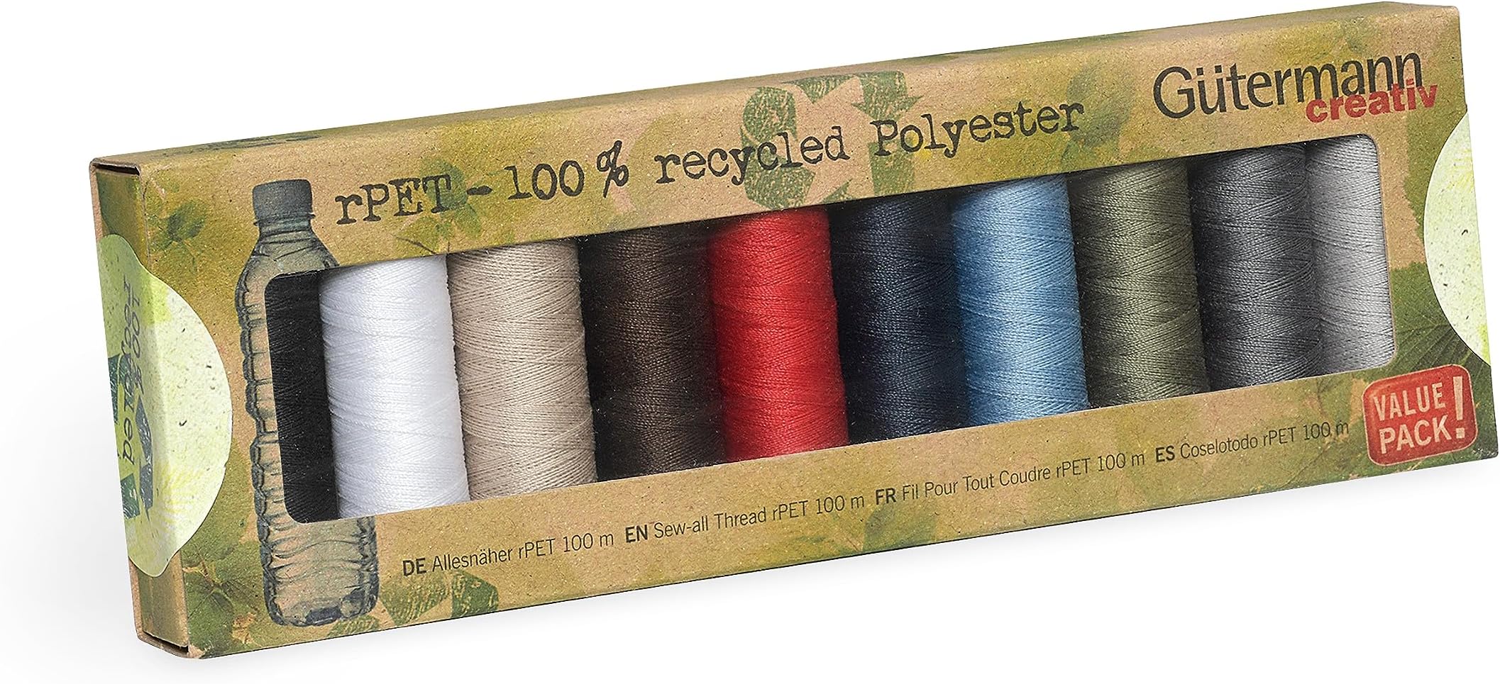 Filo Per Macchina Da Cucire Filo Da Cucito GUTERMANN Extra Forte - Poliestere, Bianco, Per Tessuti Pesanti Filo Gutermann Extra Strong - Foto 9