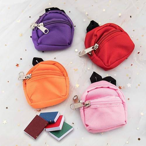 Miniatura 9 de SOTOGO 9 juegos de ropa de muñeca American Wellie pijamas pañales muñeca baberos niña deseadora ropa de muñeca adecuada para muñecas de 14 a 14.5